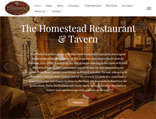 Tablet Screenshot of homesteadnh.com